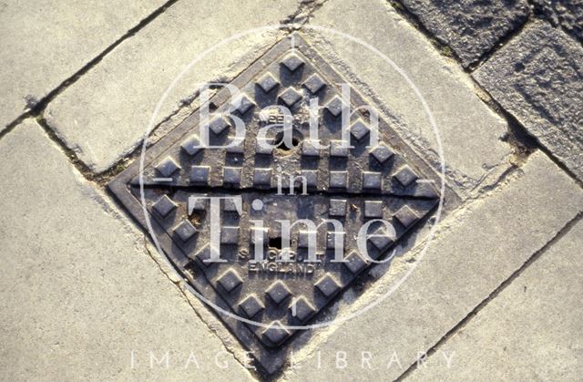 Coal-hole cover, 41, Gay Street, Bath 1984