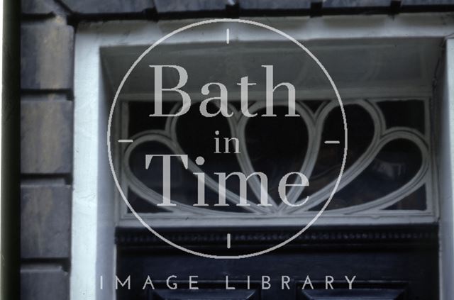 Fanlight, 36, Great Pulteney Street, Bath 1973