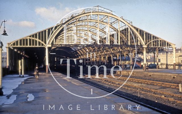 Train shed, Green Park Station, Bath 1964