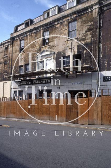 Brown's Garage, 24 to 26, Grove Street, Bath 1977