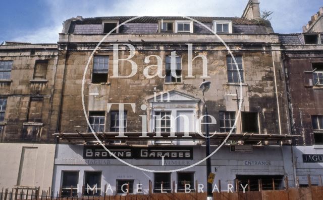 Brown's Garage, 24 to 26, Grove Street, Bath 1977