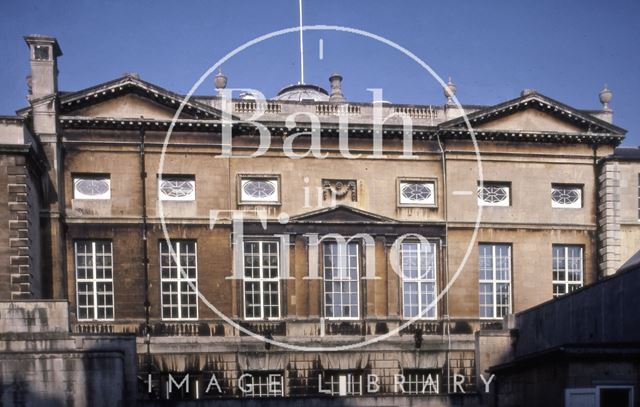 Rear view of the Guildhall, High Street, Bath 1985