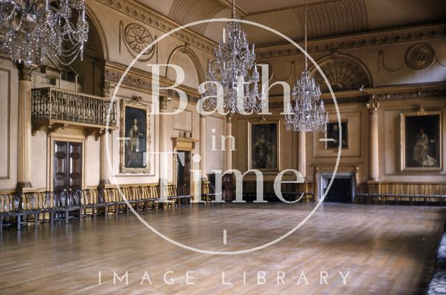 Banqueting room, Guildhall, High Street, Bath 1956