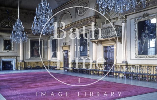 Banqueting room, Guildhall, High Street, Bath 1957