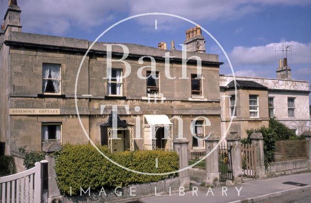 Rosemont Cottage, Ingledene and Firtree Cottage, Hampton Row, Bathwick, Bath 1967