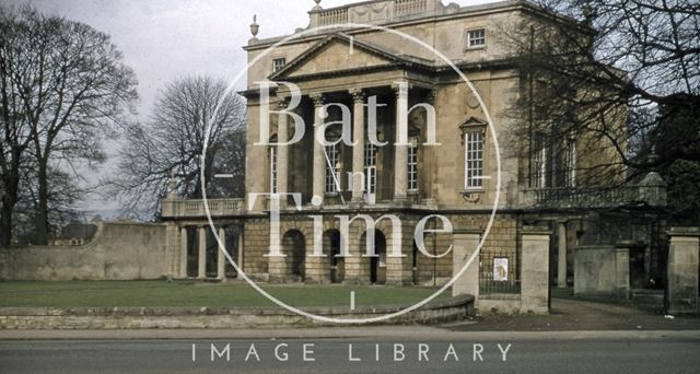 Holburne Museum from Darlington Street, Bath 1955