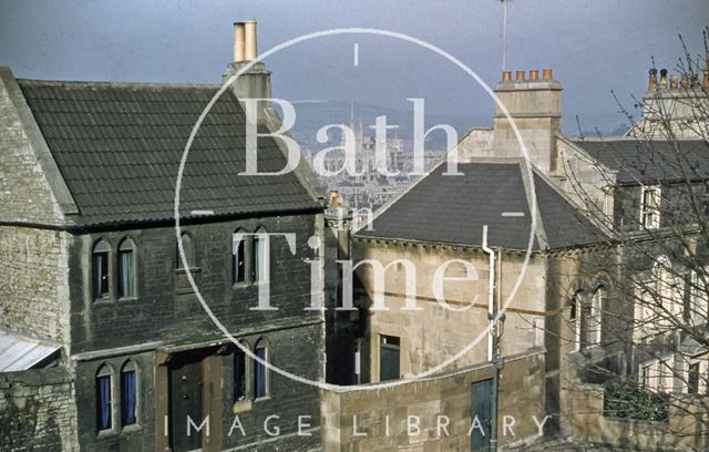 The old Leper Hospital, Holloway, Bath 1955