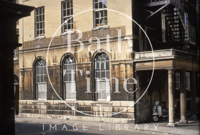 Hetling Pump Room from Hot Bath Street, Bath 1969