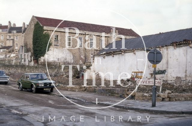 Old tennis court, Morford Street, Bath 1974