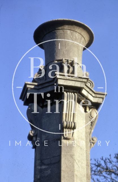 The Kennet and Avon Canal pumping station chimney, Widcombe, Bath 1971