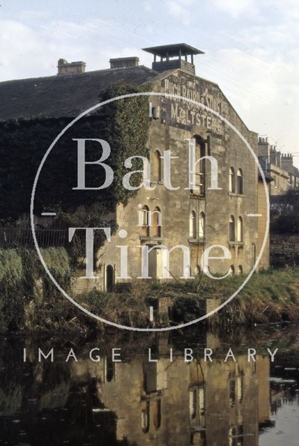 Sydney Maltings and the Kennet and Avon Canal, Bath 1972