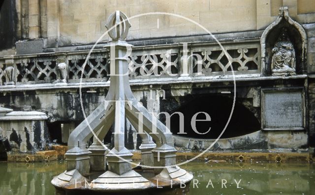 Fountain with Bladud, King's Bath, Bath c.1965