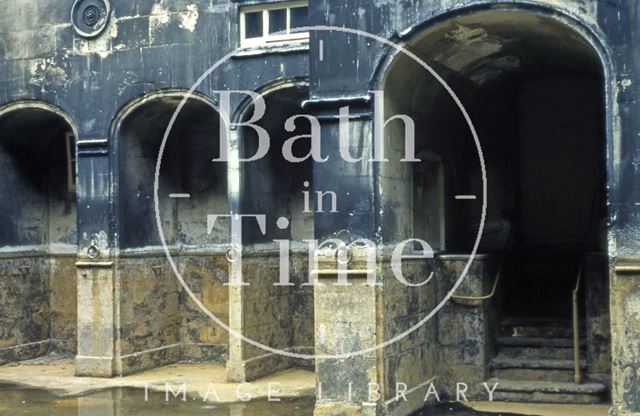 King's Bath drained, Bath c.1965