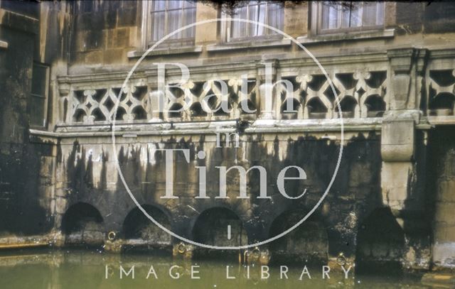 Old balustrade, King's Bath, Bath c.1965