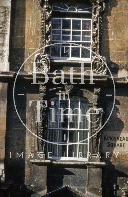 Windows, Rosewell House, 14, Kingsmead Square, Bath 1962