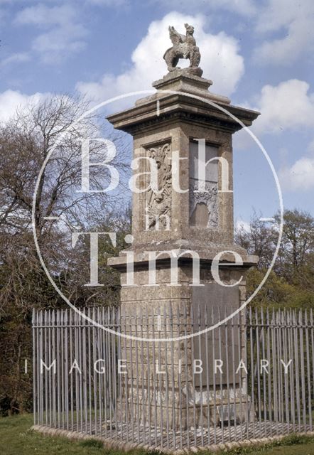 Sir Bevil Grenville's Monument, Lansdown, Bath 1964