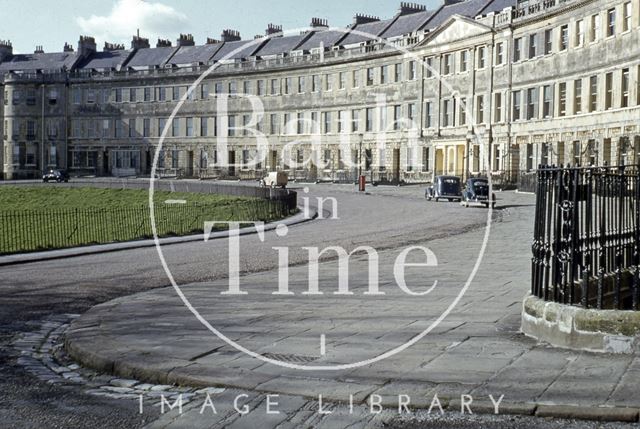 Lansdown Crescent, Bath 1955