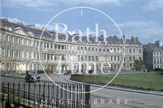 Lansdown Crescent, Bath 1953