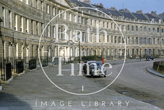 Lansdown Crescent, Bath 1956