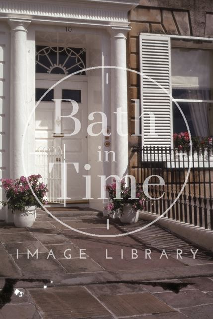 Doorway, 10, Lansdown Crescent, Bath 1970