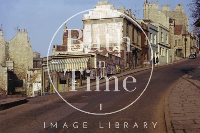 Belle Vue Buildings and Belle Vue Place, Lansdown Road, Bath 1965