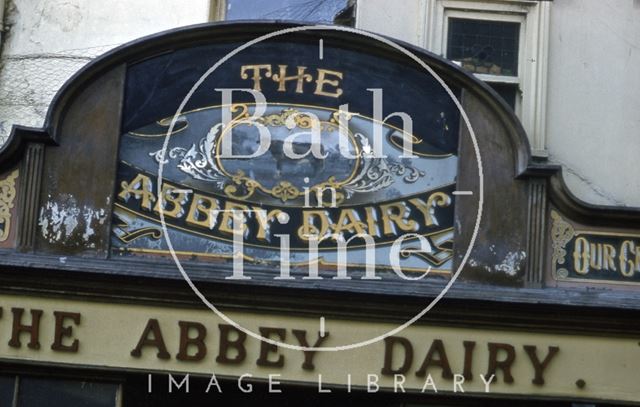 The Abbey Dairy, 13, Lower Borough Walls, Bath 1963