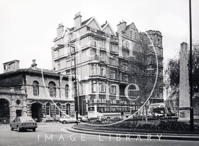 The Empire Hotel from Orange Grove, Bath 1987