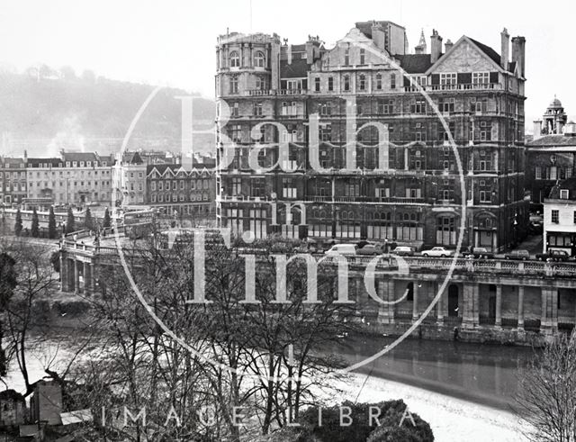 The Empire Hotel from Argyle Street, Bath 1969