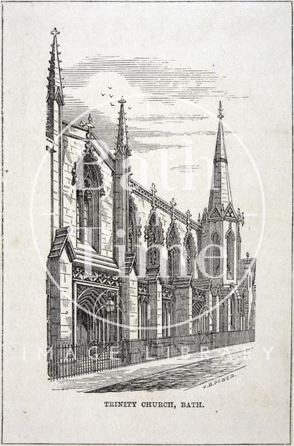 Trinity Church, James Street West, Bath 1872