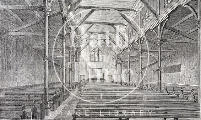 Interior of St. James's Hall, Railway Road, Bath 1879