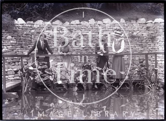 Suffragettes Charlotte Marsh, Annie Kenney, Laura Ainsworth and Mary Blathwayt 1911