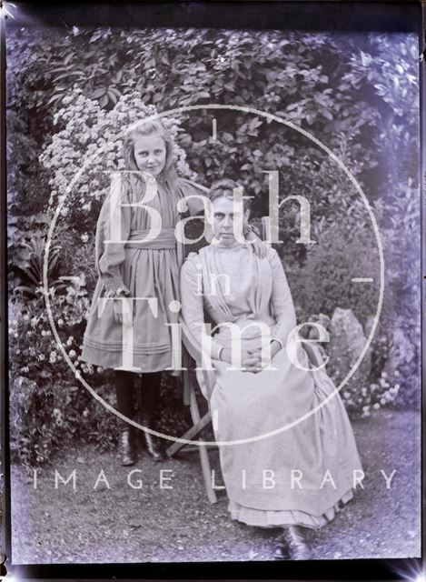 Portrait of an unidentified woman and a young girl c.1902