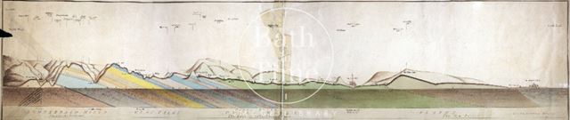 Section of the Strata through Hampshire and Wiltshire to Bath 1819