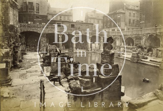 The recently discovered Roman Baths, Bath 1890