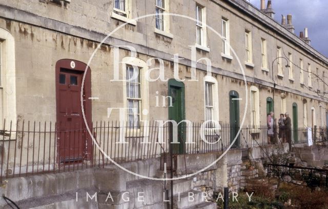 Lyndhurst Terrace above Thomas Street, Bath 1964