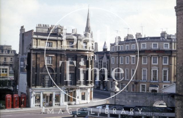 Manvers Street and Railway Place, Bath 1970