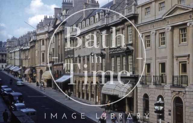 East side of Milsom Street, Bath 1956