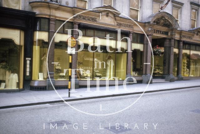 Jolly's shop front, 9 to 14, Milsom Street, Bath 1964