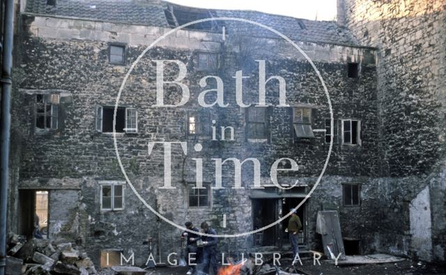 Rear of 26 to 28, Monmouth Street, Bath 1975