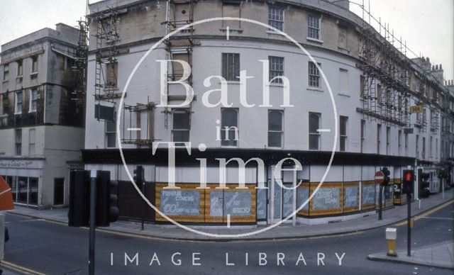 Old Plummer Roddis store, 1 to 4, New Bond Street, Bath 1979