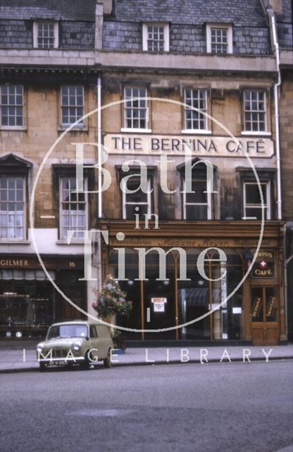 The Bernina Cafe, 17, Old Bond Street, Bath 1966