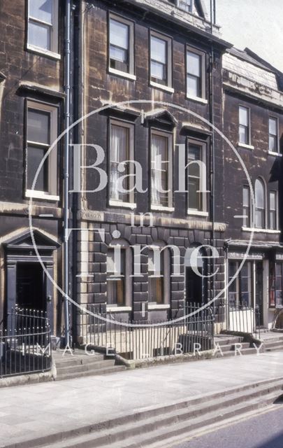 1, Paragon (previously Paragon Buildings), Bath 1970