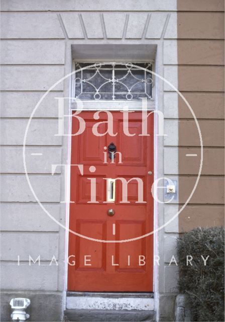 Doorway, 10, Prior Park Buildings, Widcombe, Bath 1979