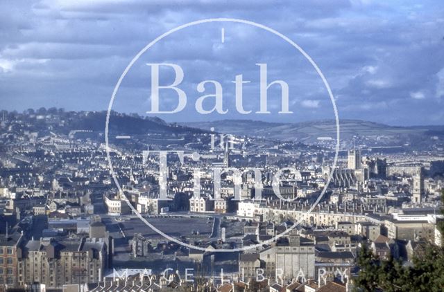 View of Bath from Beechen Cliff 1956