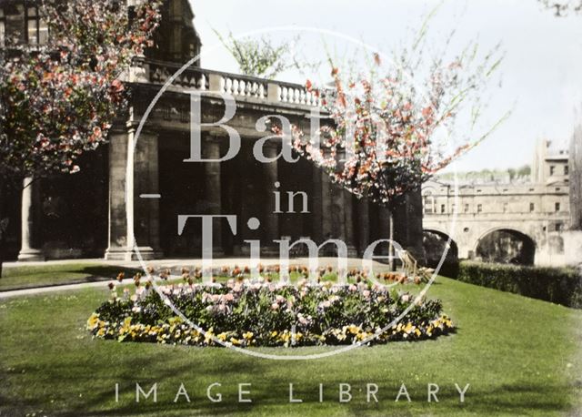 Floral display, Parade Gardens, Bath c.1960