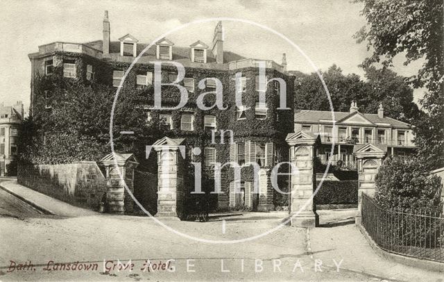 Lansdown Grove Hotel, Bath 1902