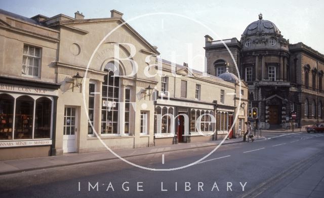 South side of Pulteney Bridge, Bath 1977