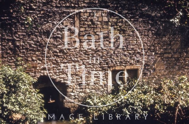 Ruins of Bathwick Mill, Pulteney Weir, Bath 1969