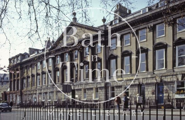 North side of Queen Square, Bath 1981