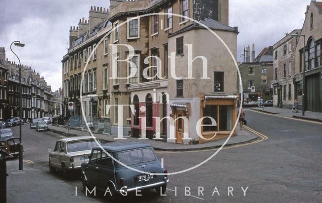 Rivers Street and Julian Road, Bath 1969